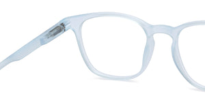 Blue Wayfarer Full Rim Unisex Eyeglasses by Lenskart Hustlr-216321