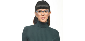 Blue Wayfarer Full Rim Unisex Eyeglasses by Lenskart Hustlr-217206