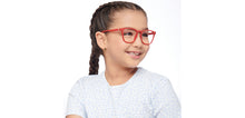 Load image into Gallery viewer, Monza Red Wayfarer Full Rim Kids Eyeglasses by Lenskart Hustlr-204143