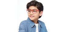 Load image into Gallery viewer, Monza Red Wayfarer Full Rim Kids Eyeglasses by Lenskart Hustlr-204143