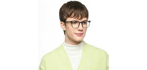 Grey Wayfarer Full Rim Unisex Eyeglasses by Lenskart Hustlr-217204