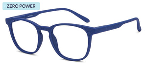 Blue Hustlr Full Rim Unisex Eyeglasses by LENSKART HUSTLR-206973