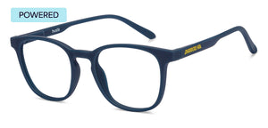 Navy Blue Wayfarer Full Rim Unisex Eyeglasses by Lenskart Hustlr-215821