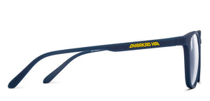 Navy Blue Wayfarer Full Rim Unisex Eyeglasses by Lenskart Hustlr-215821