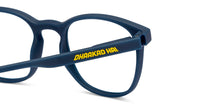 Load image into Gallery viewer, Navy Blue Wayfarer Full Rim Unisex Eyeglasses by Lenskart Hustlr-215821