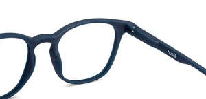 Navy Blue Wayfarer Full Rim Unisex Eyeglasses by Lenskart Hustlr-215821