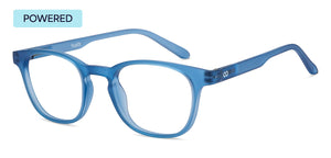 Ocean Blue Wayfarer Full Rim Unisex Eyeglasses by Lenskart Hustlr-216522