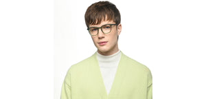 Green Wayfarer Full Rim Unisex Eyeglasses by Lenskart Hustlr-217207