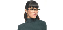 Load image into Gallery viewer, Green Wayfarer Full Rim Unisex Eyeglasses by Lenskart Hustlr-217207