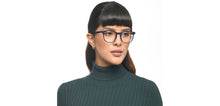 Load image into Gallery viewer, Blue Wayfarer Full Rim Unisex Eyeglasses by Lenskart Hustlr-217208