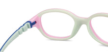 Load image into Gallery viewer, Pink Oval Full Rim Kids Eyeglasses by Hooper-204354