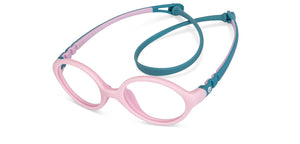 Pink Oval Full Rim Kids Eyeglasses by Hooper-204357
