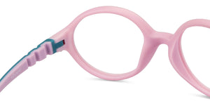 Pink Oval Full Rim Kids Eyeglasses by Hooper-204357