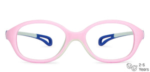 Pink Oval Full Rim Kids Eyeglasses by Hooper-204354