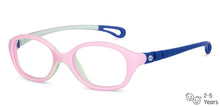 Load image into Gallery viewer, Pink Oval Full Rim Kids Eyeglasses by Hooper-204354
