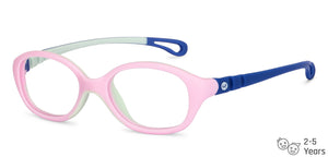 Pink Oval Full Rim Kids Eyeglasses by Hooper-204354