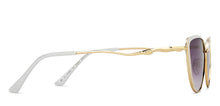 Load image into Gallery viewer, Gold Cat Eye Full Rim Women Sunglasses by Vincent Chase-209538