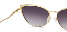 Load image into Gallery viewer, Gold Cat Eye Full Rim Women Sunglasses by Vincent Chase-209538