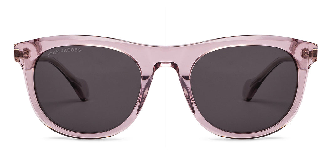 Pink Wayfarer Full Rim Unisex Sunglasses by John Jacobs-208183