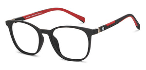 Black Square Full Rim Kids Eyeglasses by Hooper Switch-200355