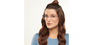 Pink Cat Eye Full Rim Unisex Eyeglasses by John Jacobs-152881