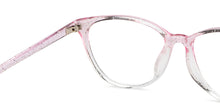 Load image into Gallery viewer, Pink Transparent Cat Eye Full Rim Women Eyeglasses by Vincent Chase-205509