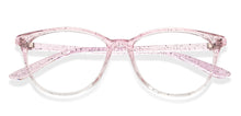 Load image into Gallery viewer, Pink Transparent Cat Eye Full Rim Women Eyeglasses by Vincent Chase-205509
