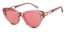 Load image into Gallery viewer, Pink Cat Eye Full Rim Unisex Sunglasses by John Jacobs-152733