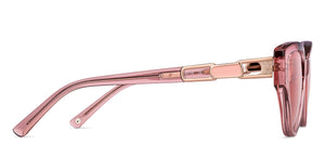 Pink Cat Eye Full Rim Unisex Sunglasses by John Jacobs-152733