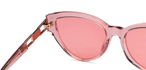 Pink Cat Eye Full Rim Unisex Sunglasses by John Jacobs-152733