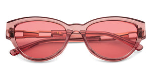 Pink Cat Eye Full Rim Unisex Sunglasses by John Jacobs-152733