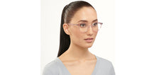 Load image into Gallery viewer, Pink Round Full Rim Women Eyeglasses by John Jacobs-152885