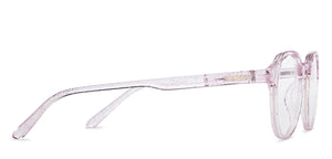 Pink Transparent Round Full Rim Women Eyeglasses by Vincent Chase-205508