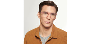 Pink Square Full Rim Women Eyeglasses by Lenskart Air-200571