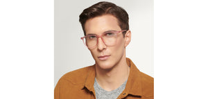 Pink Square Full Rim Women Eyeglasses by Lenskart Air-200571