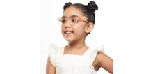 Load image into Gallery viewer, Transparent Square Full Rim Kids Eyeglasses by Hooper-152530