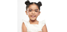 Load image into Gallery viewer, Transparent Square Full Rim Kids Eyeglasses by Hooper-152530