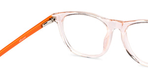 Transparent Square Full Rim Kids Eyeglasses by Hooper-152530