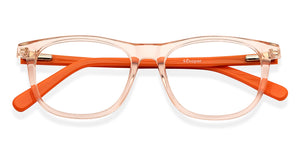 Transparent Square Full Rim Kids Eyeglasses by Hooper-152530