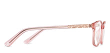 Load image into Gallery viewer, Pink Rectangle Full Rim Kids Eyeglasses by Hooper-152527