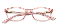 Load image into Gallery viewer, Pink Rectangle Full Rim Kids Eyeglasses by Hooper-152527