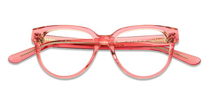 Pink Cat Eye Full Rim Women Eyeglasses by John Jacobs-152939