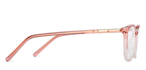 Pink Rectangle Full Rim Unisex Eyeglasses by John Jacobs-150857