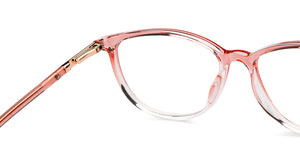Pink Rectangle Full Rim Unisex Eyeglasses by John Jacobs-150857