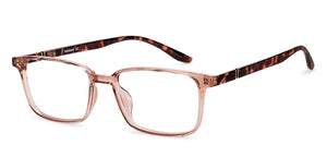 Pink Rectangle Full Rim Unisex Eyeglasses by Lenskart Air-150569