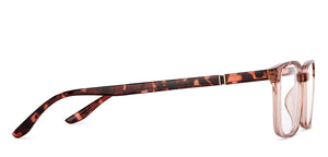 Pink Rectangle Full Rim Unisex Eyeglasses by Lenskart Air-150569