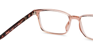 Pink Rectangle Full Rim Unisex Eyeglasses by Lenskart Air-150569