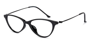 Black Cat Eye Full Rim Women Eyeglasses by Lenskart Air Online-140195