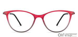 Red Cat Eye Full Rim Women Eyeglasses by Lenskart Air Online-140199