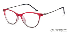 Load image into Gallery viewer, Red Cat Eye Full Rim Women Eyeglasses by Lenskart Air Online-140199